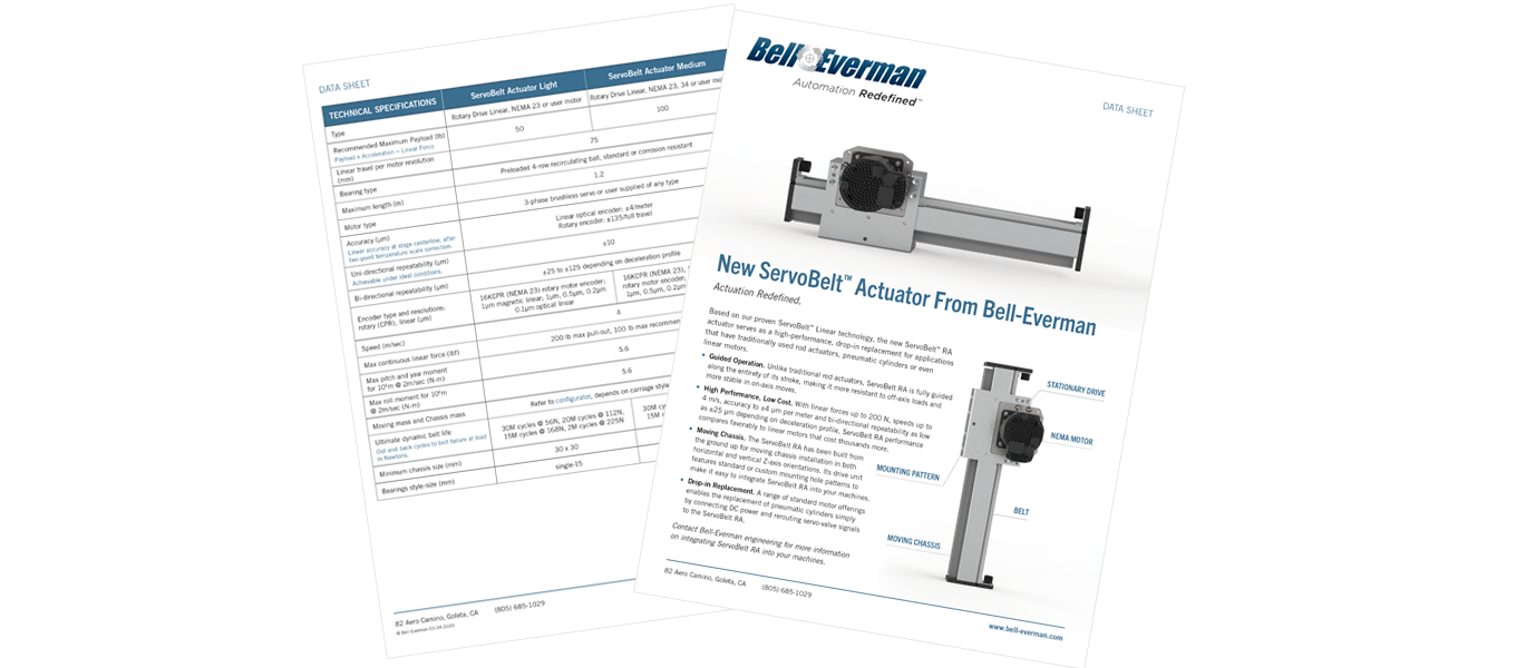 Download ServoBelt RA Data Sheet